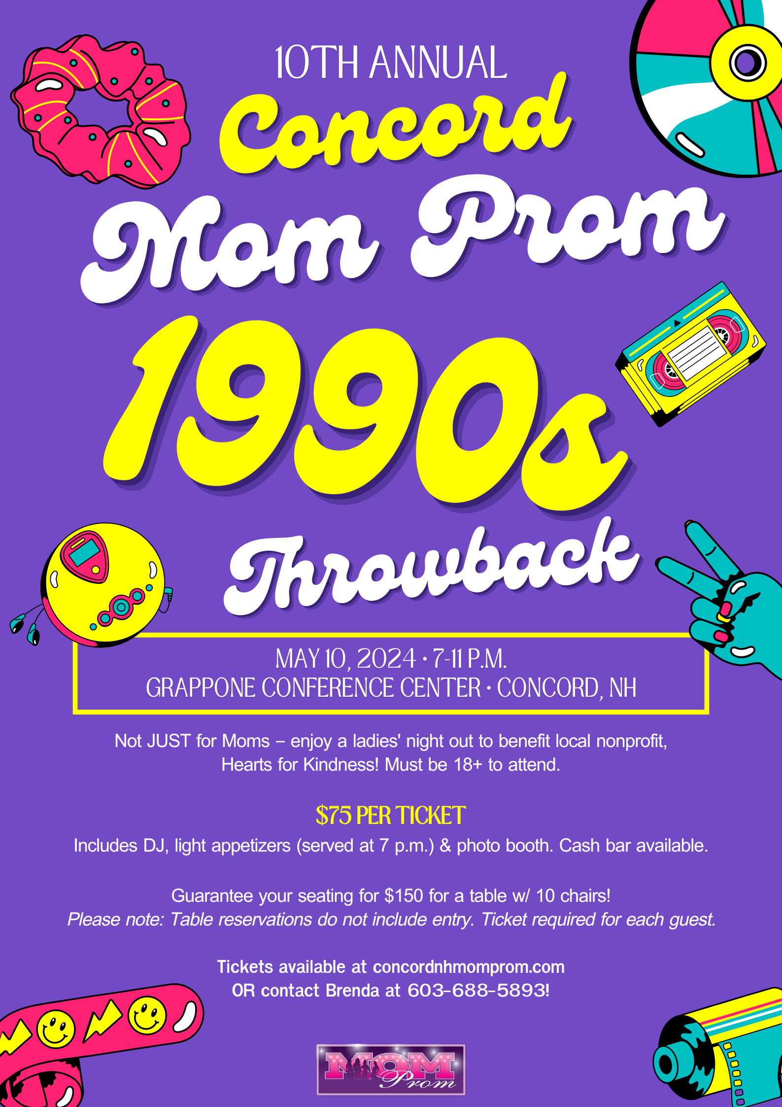Concord NH Mom Prom 2022 Invitation